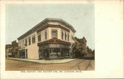 Corner - Gratiot and Macomb Streets Mount Clemens, MI Postcard Postcard Postcard