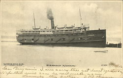 Steamship "Missouri" Steamers Postcard Postcard Postcard