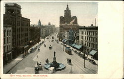 City Hall Square Postcard