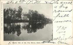 North Side of Fox River Postcard