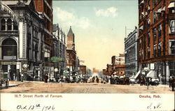 16th Street North of Farnam Postcard