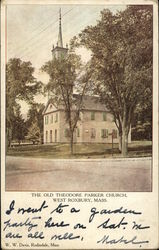 The Old Theodore Parker Church Postcard