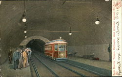 East Boston Tunnel Entrance, near Atlantic Avenue Station Postcard