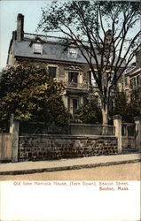 Old John Hancock House, Beacon Street Boston, MA Postcard Postcard Postcard