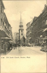 Old South Church Boston, MA Postcard Postcard Postcard