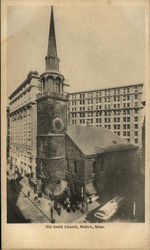 Old South Church Boston, MA Postcard Postcard Postcard