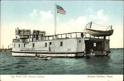 City Point Life Saving Station Boston, MA Postcard Postcard Postcard