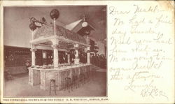 The Finest Soda Fountain in the World - RH White Co. Boston, MA Postcard Postcard Postcard