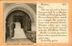 Keith's Theatre Boston, MA Postcard Postcard Postcard