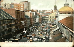 South Market St., Looking West Boston, MA Postcard Postcard Postcard