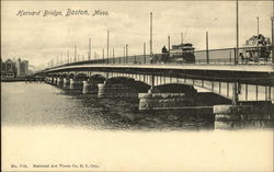 Harvard Bridge Boston, MA Postcard Postcard Postcard