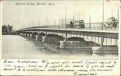 Harvard Bridge Boston, MA Postcard Postcard Postcard