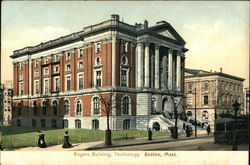 Street View of Rogers Building, Technology Postcard