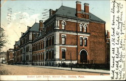 Boston Latin School Massachusetts Postcard Postcard Postcard