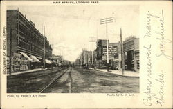 Main Street, Looking East Boise, ID Postcard Postcard Postcard