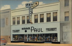 Hiram Paul Clothes Postcard