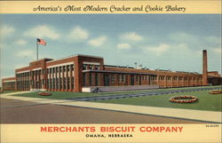 America's Most Modern Cracker and Cookie Bakery - Merchants Biscuit Company Omaha, NE Postcard Postcard