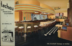 Techau Cocktail Lounge San Francisco, CA Postcard Postcard