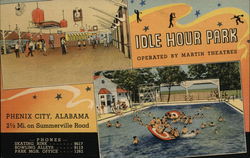 Idle Hour Park Phenix City, AL Postcard Postcard