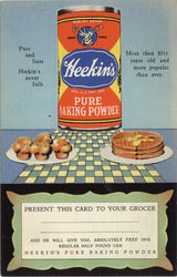 Heekin's Pure Baking Powder Advertising Postcard Postcard