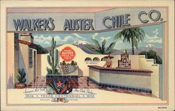 Walker's Austex Chile Co., Texas Centennial Exposition Dallas, TX Postcard Postcard