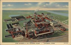 John Morrell & Co. Packing Plant Ottumwa, IA Postcard Postcard