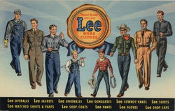 Lee Work Clothes - The H. D. Lee Company - Lee Jeans Postcard