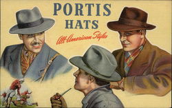 Portis Hats All-American Styles Postcard