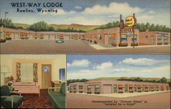 West-Way Lodge Postcard