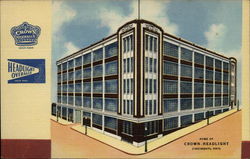 Home of Crown-Headlight Cincinnati, OH Postcard Postcard