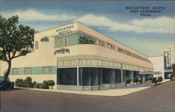 Boulevard Hotel Fort Lauderdale, FL Postcard Postcard