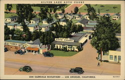 Silver Lake Auto Court Postcard