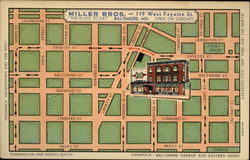 Miller Bros Baltimore, MD Postcard Postcard