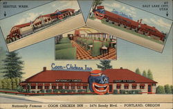 Coon Chicken Inn Portland, OR Postcard Postcard