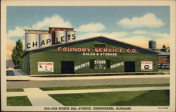 Foundry Service Co. Sales & Storage Birmingham, AL Postcard Postcard