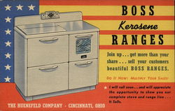 BOSS Kerosene Ranges Advertising Postcard Postcard