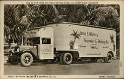 John E. Withers Transfer & Storage Co., Inc Miami, FL Postcard Postcard