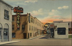 Don Gaspar Street - DeVargas Hotel Postcard