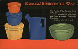 Universal Refrigerator Ware Advertising Postcard Postcard