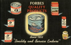 Forbes Coffee, Tea, Spices Advertising Postcard Postcard