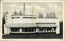 Walter Johnson Radio and Appliance Store Postcard