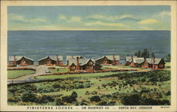 Finisterre Lodges Depoe Bay, OR Postcard Postcard