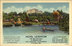 Hotel Leighton Los Angeles, CA Postcard Postcard