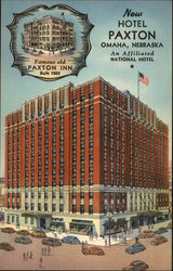 New Hotel Paxton Omaha, NE Postcard Postcard