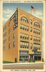 Marquette Hotel Hot Springs, AR Postcard Postcard