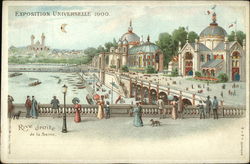 Rive droite de la Seine Postcard