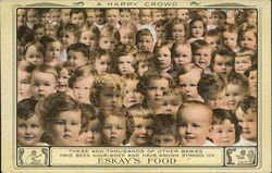 A Happy Crowd - Eskay's Food Advertising Postcard Postcard