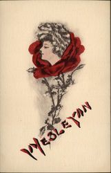 Wesleyan University College Girl College Girls Postcard Postcard Postcard