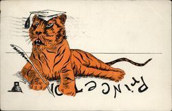 Princeton University Tiger Universities Postcard Postcard Postcard