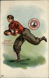 Cornell University Football Player Universities Postcard Postcard Postcard